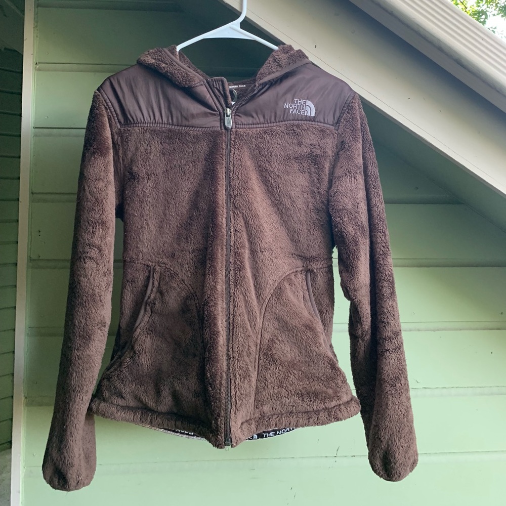 The North Face fleecy chocolate jacket